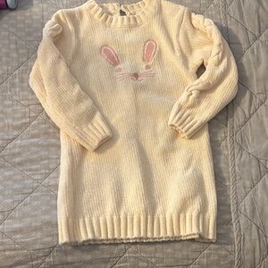 Jessica Simpson Cream Bunny Knit Dress